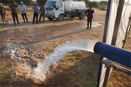 افزایش کمی آب 11 روستای شادگان با نصب پمپ در تاسیسات آبی
