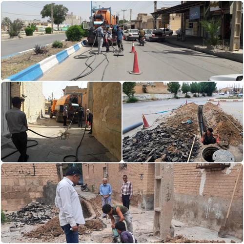 لایروبی و شستشوی ۴۵ کیلومتر خطوط شبکه فاضلاب شهر بهبهان/ اصلاح ۱۷۵ متر خطوط فرسوده شبکه فاضلاب