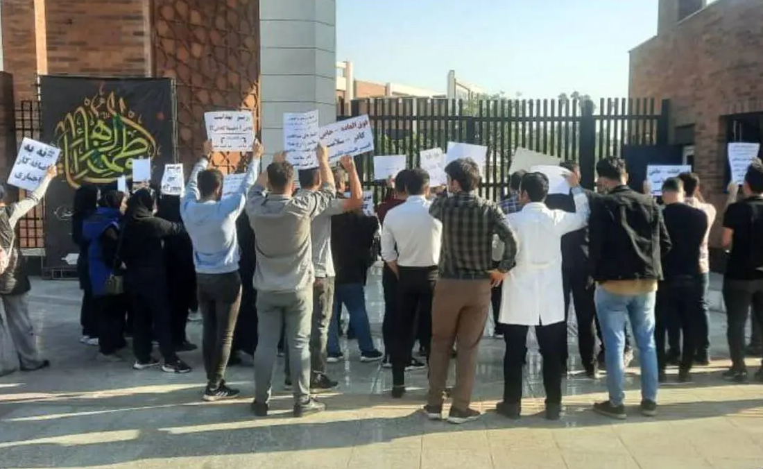اعتراض پرستاران و کارکنان بیمارستانی در اهواز/ حقوقمان کم شد