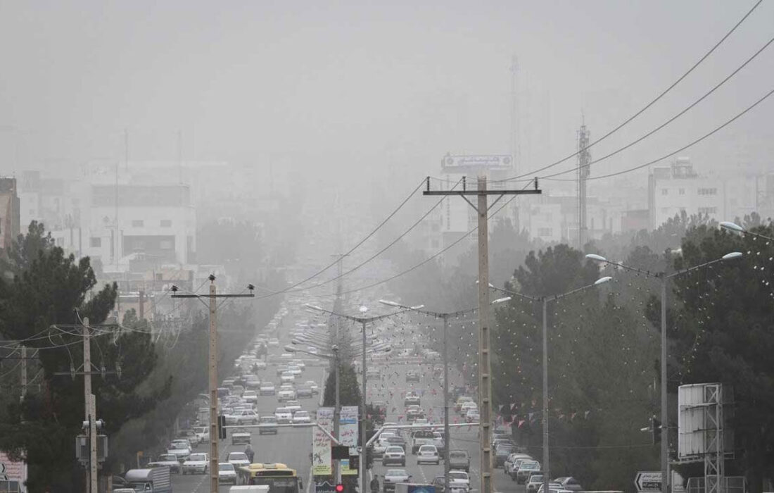 آلودگی هوا در ۶ شهر خوزستان؛ اهواز در وضعیت قرمز