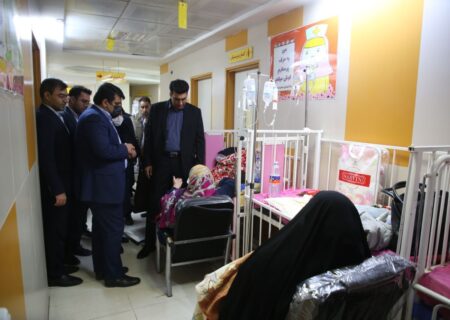 افزایش ظرفیت بیمارستان‌های اهواز برای مقابله با پیک بیماری‌های تنفسی کودکان