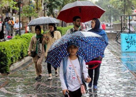 تداوم سامانه بارشی و کاهش شدید دمای هوای خوزستان
