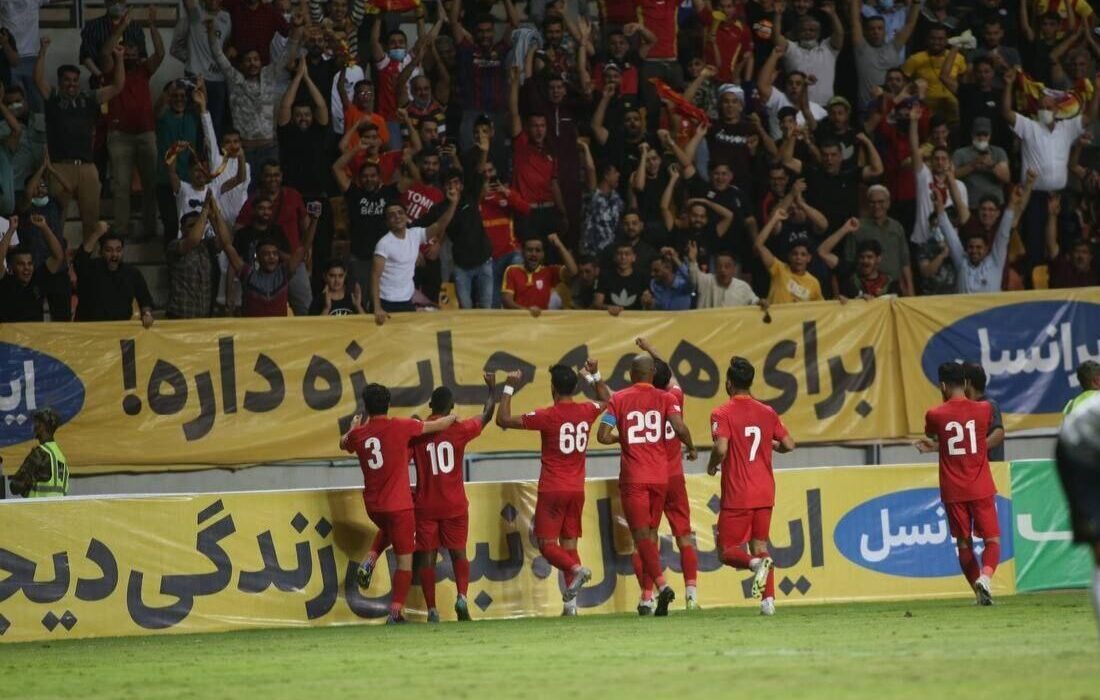 برتری پرگل تیم فولاد خوزستان مقابل هوادار