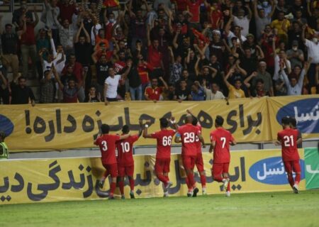 برتری پرگل تیم فولاد خوزستان‌ مقابل هوادار
