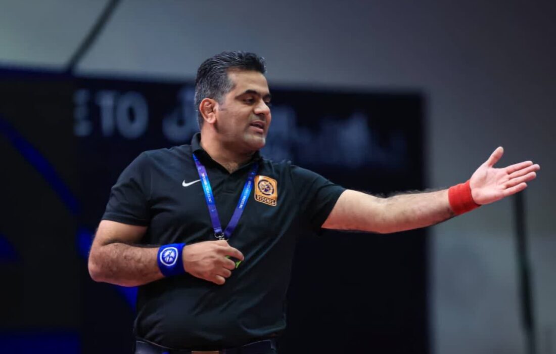 قضاوت داور آبادانی در دومین رقابت رنکینگ اتحادیه جهانی کشتی