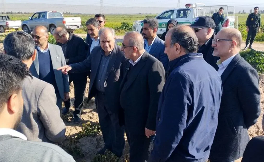 جهت بررسی میزان خسارت سرمازدگی به مزارع خوزستان؛