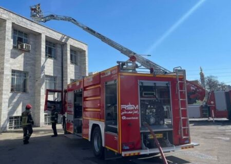 ۱۵ مصدوم در آتش‌‎سوزی هنرستان دخترانه زنجان