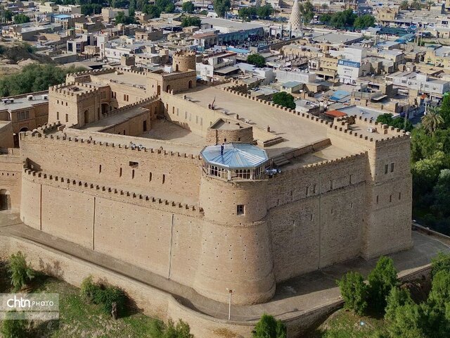 مرمت کلاهفرنگی قلعه شوش پس از ۳۳ سال