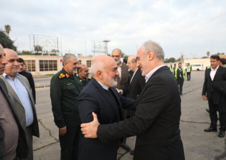 ورود معاون رئیس جمهور و رئیس دیوان محاسبات کشور به خوزستان