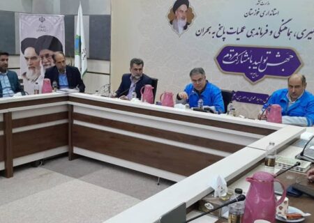 پایش مستمر شرایط در خوزستان پس از طوفان و در آستانه وقوع گرد و خاک از عراق