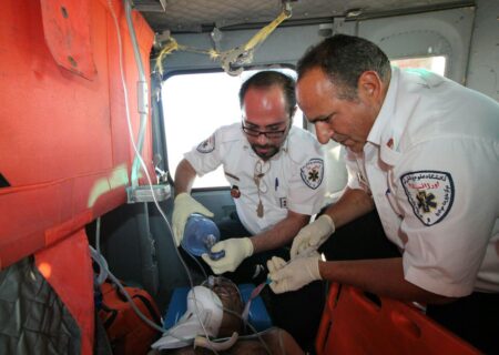 7مصدوم در واژگونی مینی‌بوس در محور رامشیر – رامهرمز