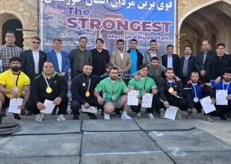 پایان رقابت‌های قویترین مردان خوزستان/معرفی نفرات برتر