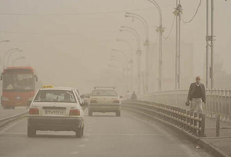 ناسالم بودن هوای سه شهر خوزستان برای گروه‌های حساس