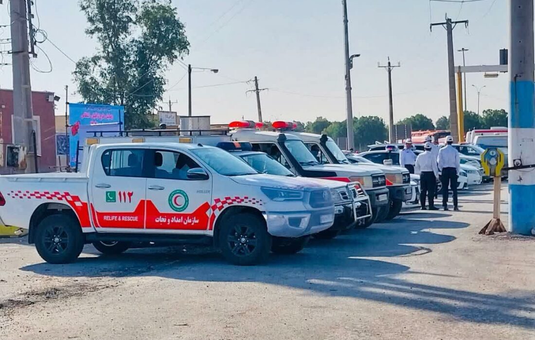 بهره مندی بیش از ۷هزار و۸۰۰ هم وطن از خدمات نوروزی هلالاحمر خوزستان