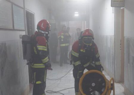 اتصالی برق در بیمارستان شادگان؛ حادثه بدون تلفات جانی مدیریت شد