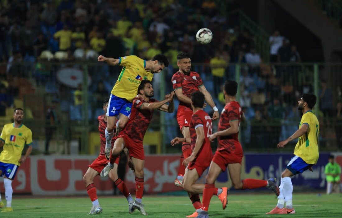 شکست خانگی صنعتنفت آبادان مقابل نیروی زمینی