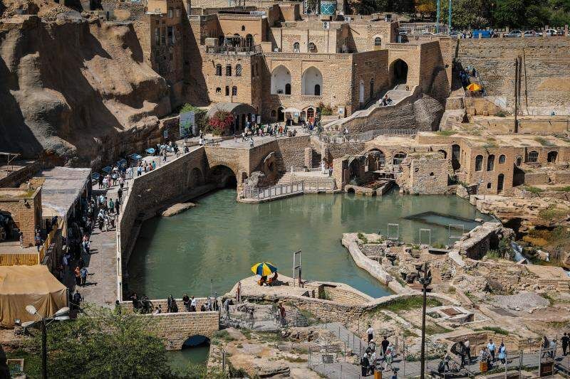 رشد ۴۰ درصدی بازدید از میراث جهانی سازههای آبیتاریخی شوشتر