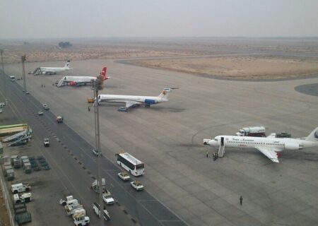 اختلال در پروازهای اهواز به‌دلیل گرد و غبار؛ سه پرواز لغو شد