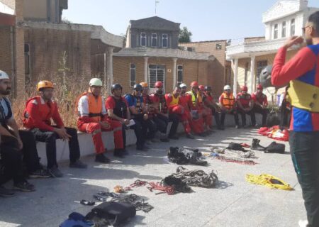 برگزاری دوره کشوری تربیت‌مربی جستجو و نجات در سیلاب و آب‌های خروشان