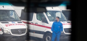 آماده‌باش اورژانس خوزستان در پی هشدار قرمز گرد و غبار