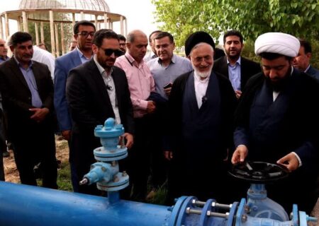 افتتاح یک طرح آبرسانی در گتوند خوزستان پس از هشت سال بلاتکلیفی  