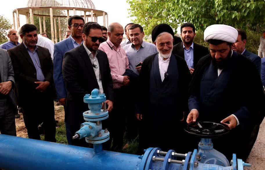 افتتاح یک طرح آبرسانی در گتوند خوزستان پس از هشت سال بلاتکلیفی