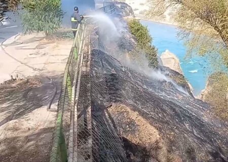 آتش‌سوزی انبار مرکزی آبفا دزفول با اقدام سریع آتش‌نشانان مهار شد