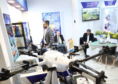 اولین پهپاد کشاورزی تمام ایرانی صادراتی توسط اتاق بازرگانی اهواز رونمایی شد