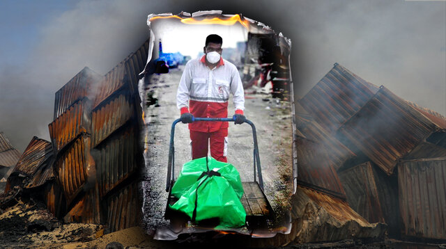 روایت یک عکس؛ امدادگری که در اسکله مرگ را جابهجا میکرد