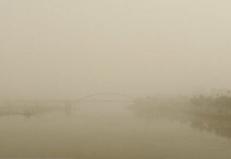 میزان گرد و غبار در اهواز به ۱۵ برابر حد مجاز رسید