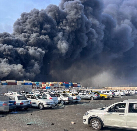 مالکان خودروهای آسیب دیده انفجار به شهرداری شهرک شهید رجایی مراجعه کنند