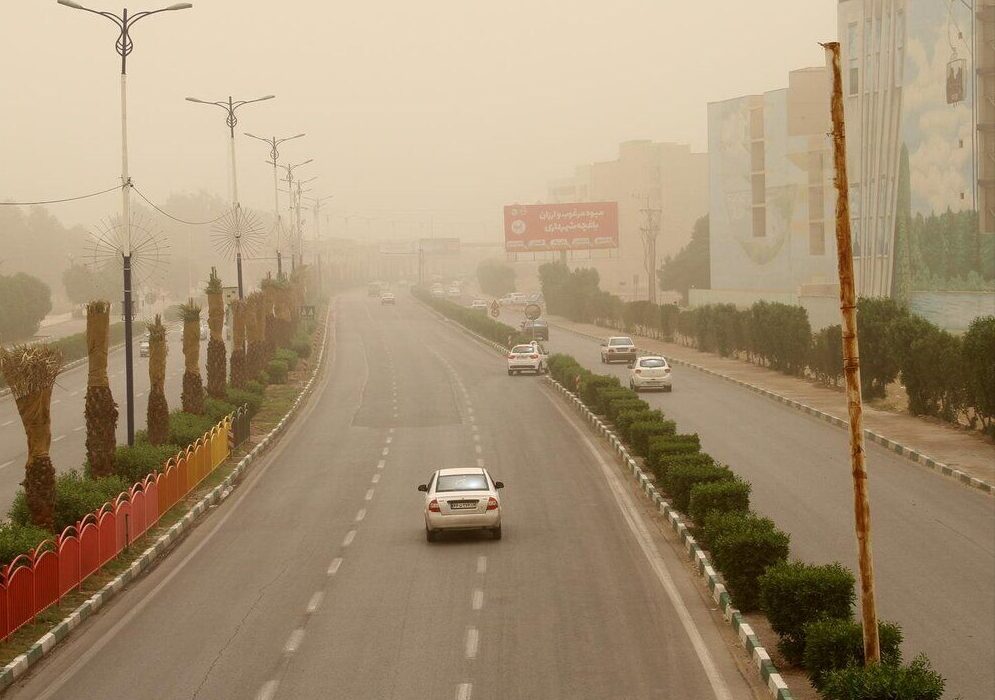 هوای پنج شهر خوزستان در وضعیت قرمز