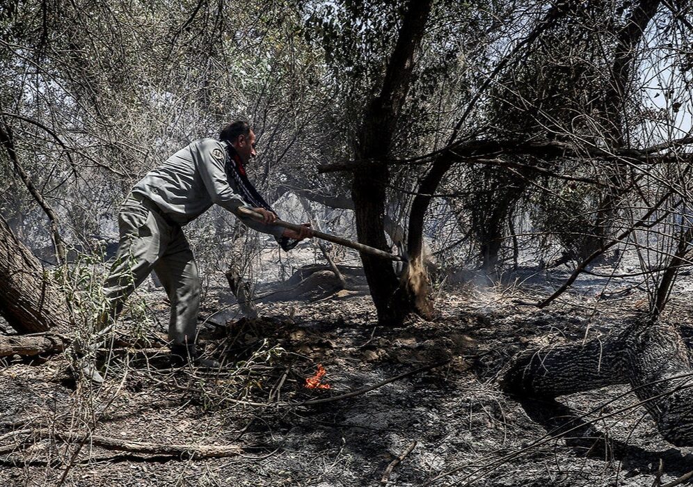 آتش «کوه شو» اندیکا خاموش شد