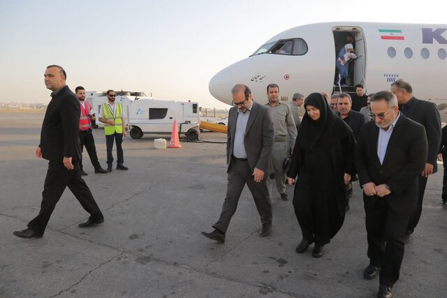 ورود معاون رئیس جمهور به اهواز برای شرکت در مراسم تشییع محیط‌بان خوزستانی