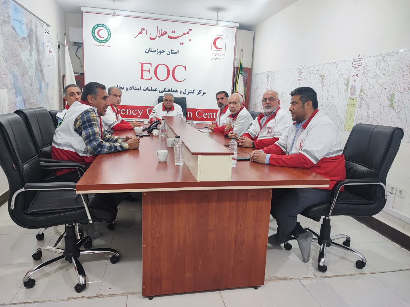 اعلام آماده‌باش کامل هلال‌احمر خوزستان / تأکید بر آمادگی همه‌جانبه برای پاسخ سریع به حوادث احتمالی