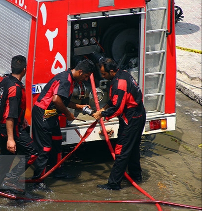 سقوط مرگبار کارگر از کابین آسانسور یک هتل در اهواز