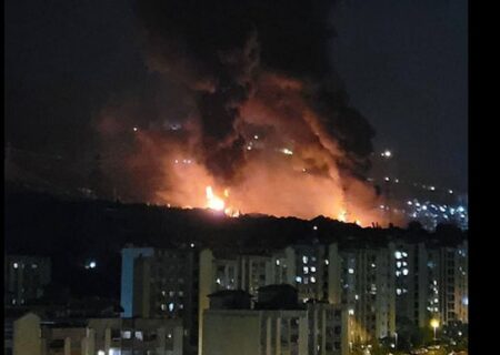 انبار نفت شهران هدف حمله اسرائیل قرار گرفت / شرایط تحت کنترل است