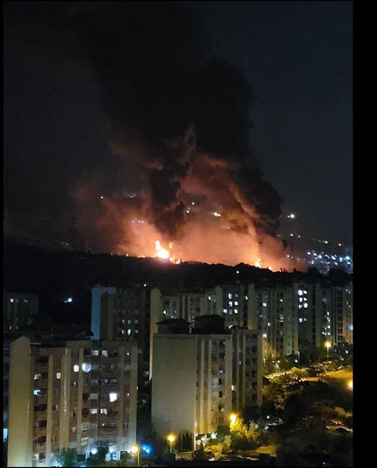 انبار نفت شهران هدف حمله اسرائیل قرار گرفت / شرایط تحت کنترل است