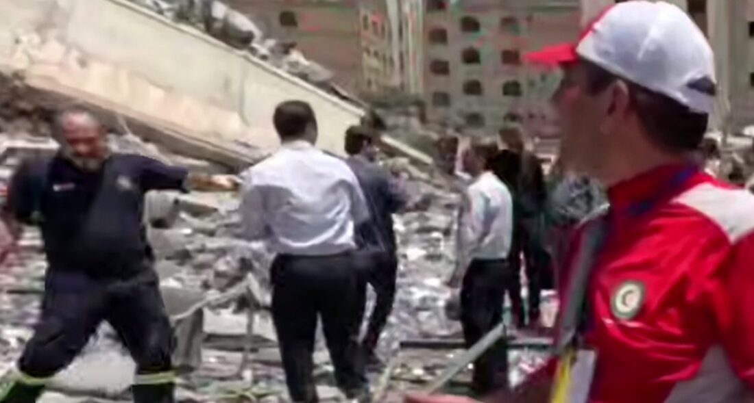 حضور فوری نیروهای هلالاحمر در پی حمله رژیم صهیونیستی به جنوب تهران