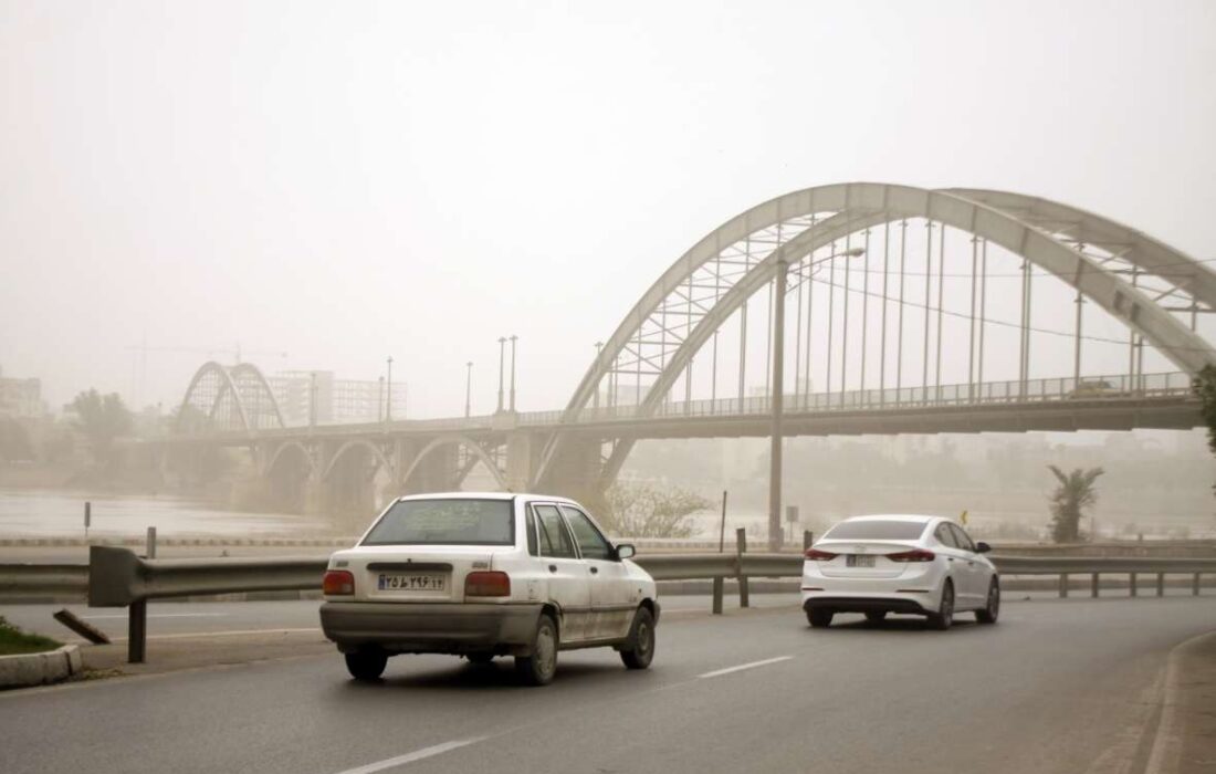 آلودگی هوا در ۱۰ شهر خوزستان؛ اهواز در وضعیت خطرناک