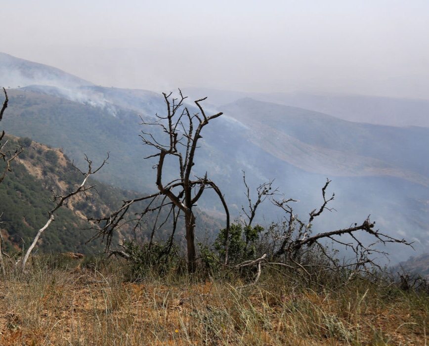 آتشسوزی در منطقه پلاک مونک شهرستان دزپارت مهار شد