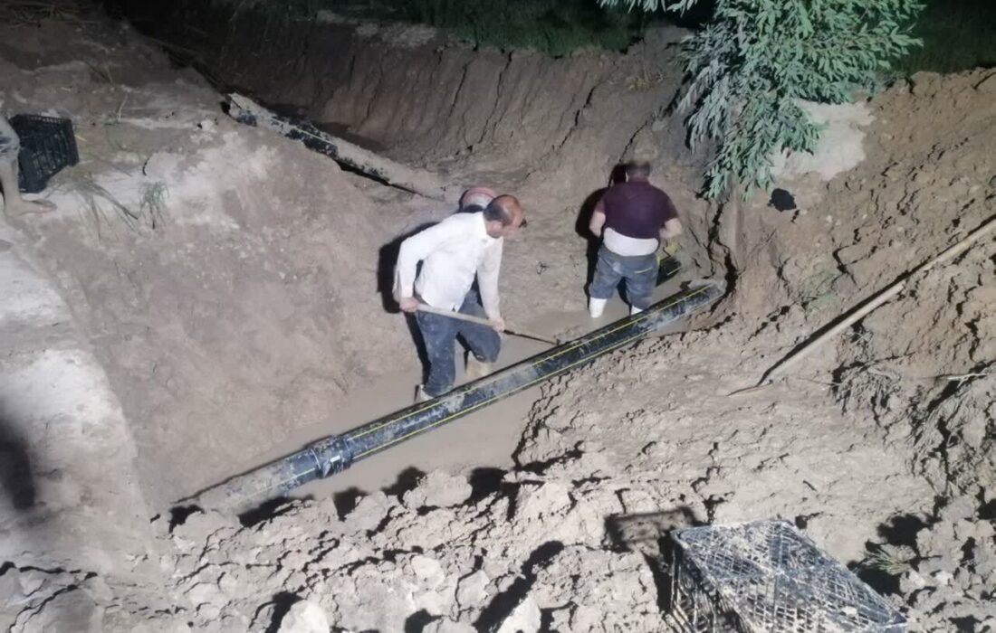 بی احتیاطی یک کشاورز، گاز پنج روستای دزفول را قطع کرد