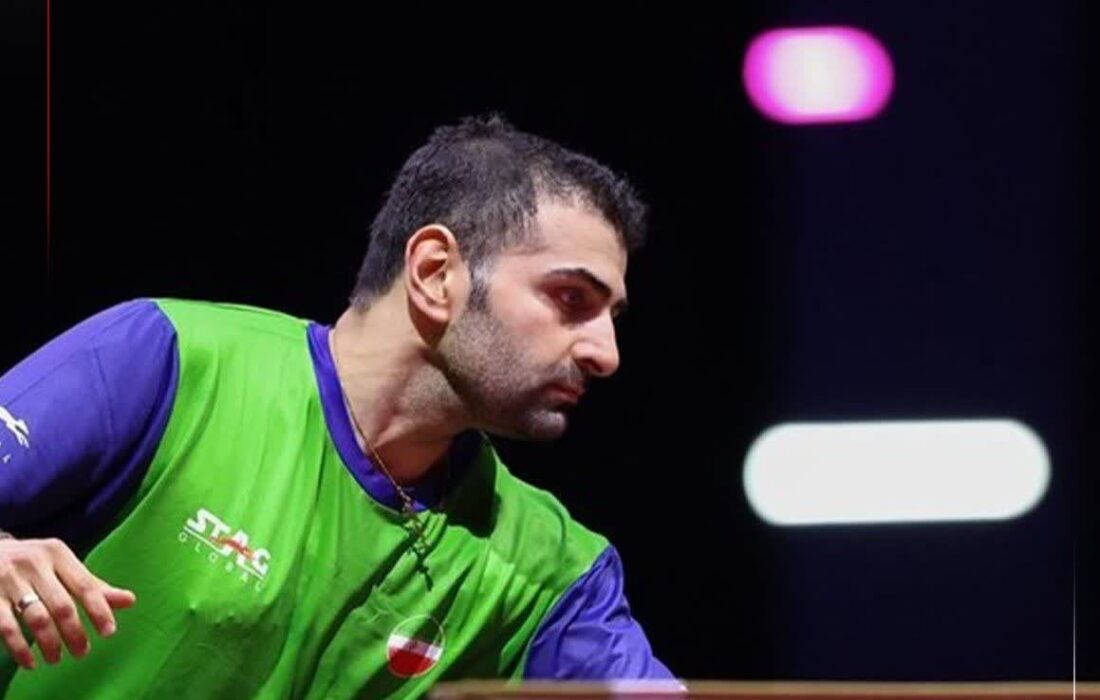 صعود نوشاد عالمیان به فینال مسابقات تنیس روی میز فیدر