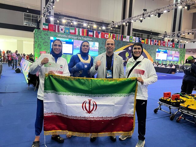 خواهران منصوریان و دریایی قهرمان ووشوی جهان شدند