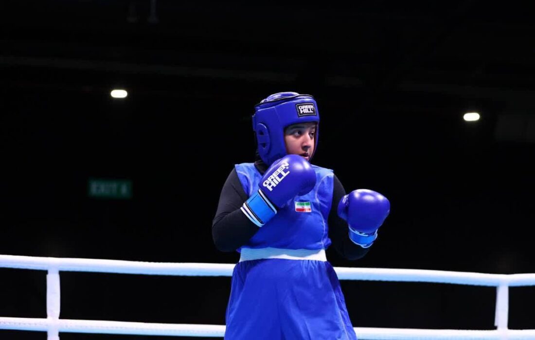 کسب نخستین مدال تاریخ بوکس بانوان ایران/ رستگارپور برنزی شد