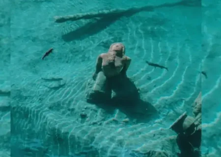 کشف مجسمه سفالی ۳۰۰۰ ساله با «اثر انگشت» سازنده در اعماق دریاچه آتشفشانی ایتالیا