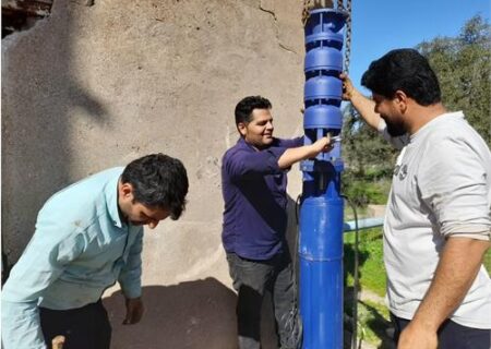 پایداری شبکه آبرسانی 650 خانوار روستایی بخش چغامیش دزفول با تعویض الکتروپمپ